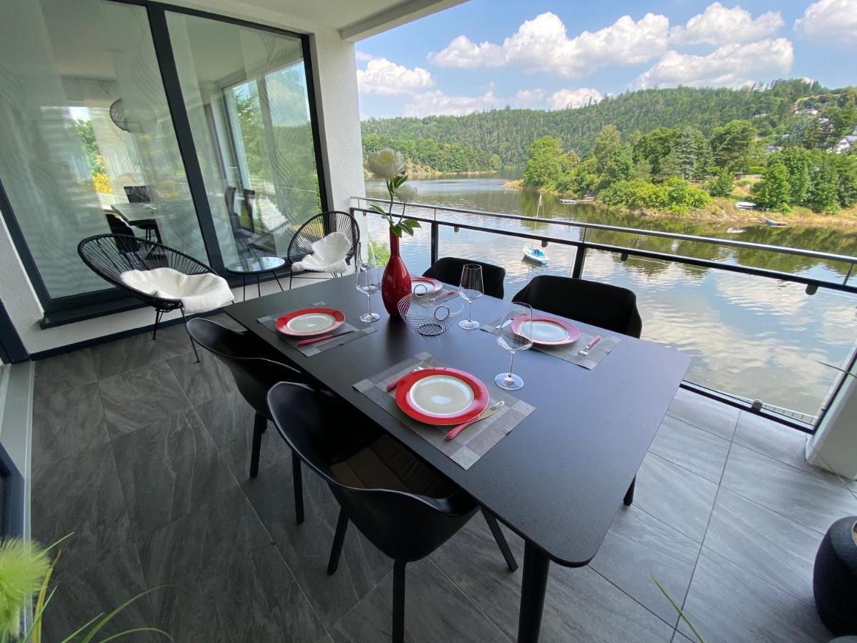 Apartments Saaldorf-Ferienhaus Mit 6 Apartments 45Qm-120Qm Direkt Am Thueringer Meer-Bleilochtalsperre Bad Lobenstein Extérieur photo